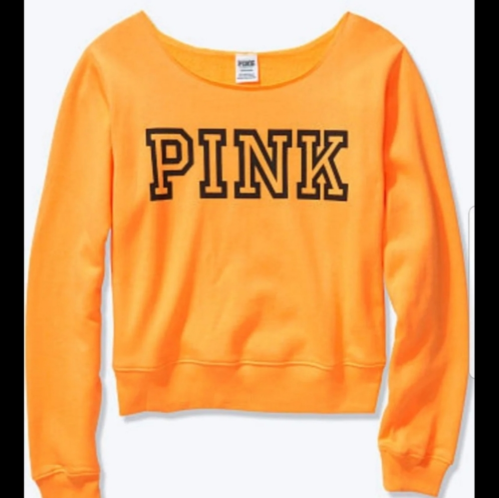 Victoria secret bright orange crop BNWT